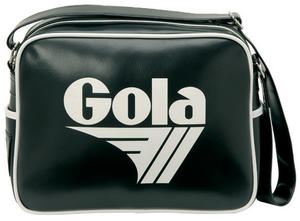 Gola Redford Retro Shoulder Flight Bag Black White  Preview
